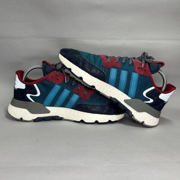 Adidas Nite Jogger Shoes Men's 11 Rech Mineral Cordura Retro Athletic Sneakers - Picture 8 of 13